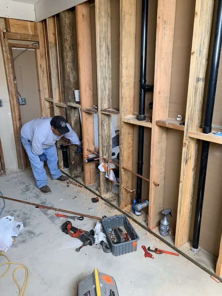 Commercial rough-in plumbing for Gas Line Repair in Reynoldsdale